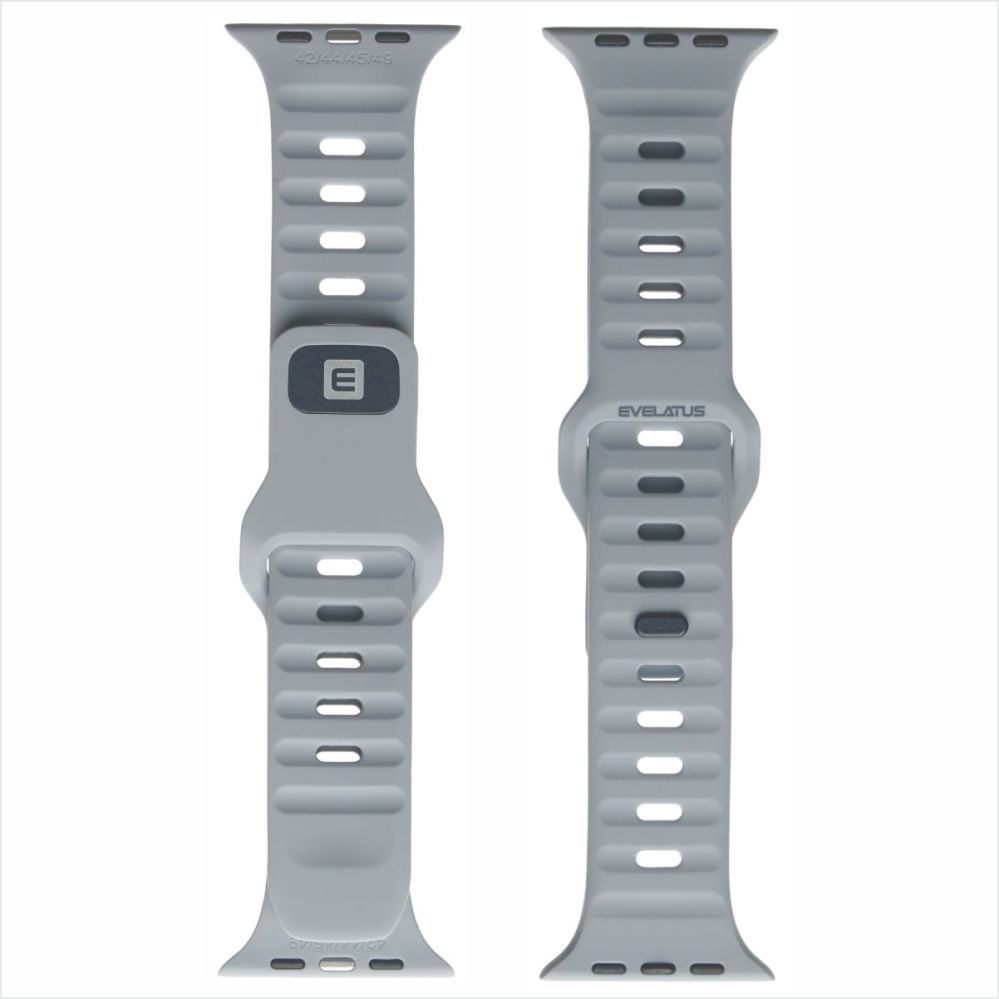 Siksniņa Evelatus Evelatus Watch 38/40/41 Sport Silicone Loop Gray