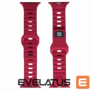 Siksniņa Evelatus  Evelatus Watch 38/40/41 Sport Silicone Loop Dark Red