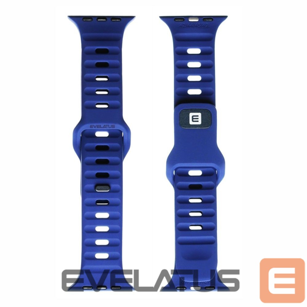 Siksniņa Evelatus Evelatus Watch 38/40/41 Sport Silicone Loop Dark Blue