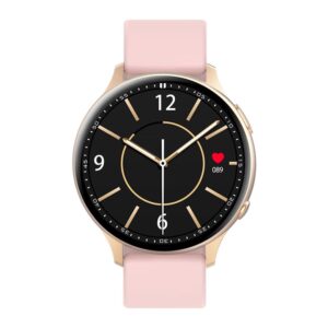 Viedpulksteni iWear  Active 2 Aluminum Sport BT Call Smart Watch 1.3'' IPS Display with Heartrate / Oxygen monitor Pink