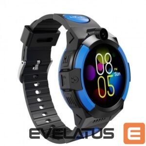 Viedpulksteni iWear  LT32 Durable 4G Sim GPS Tracking IP67 Kids Watch & Phone Call with Chat Camera Black Blue
