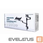 TV kronšteini Gembird  DISPLAY ACC MOUNTING ARM/NB TRAY MA-DA-04 