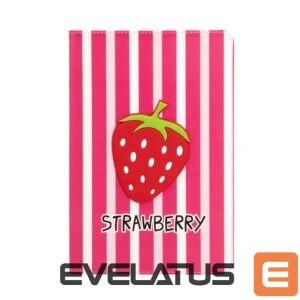 Book case iLike  Galaxy Tab A9 Plus 11 Tablet Case Design SM-X210/SM-X215/SM-X216 Strawberry 
