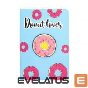 Maciņš grāmata iLike Samsung Galaxy Tab A8 10.5 (2021) Tablet Case Design SM-X200/SM-X205 Donat 