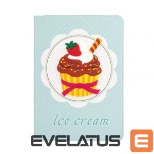 Book case iLike  iPad 10.2 / 10.5 Tablet Case Design Cupcake 