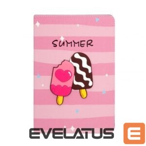 Book case iLike  iPad 10.2 / 10.5 Tablet Case Design Ice Cream 