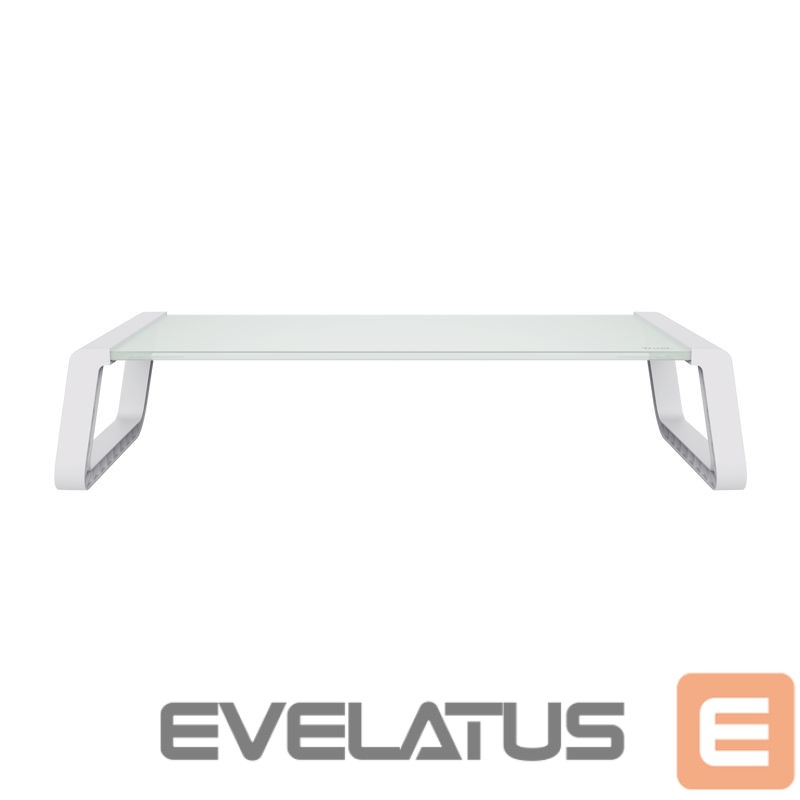 TV kronšteini Trust MONITOR ACC STAND MONTA/GLASS WHT 25351