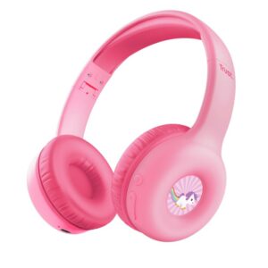 Bezvadu austiņas Trust  HEADPHONES WRL NOUNA KIDS/PINK 25274 