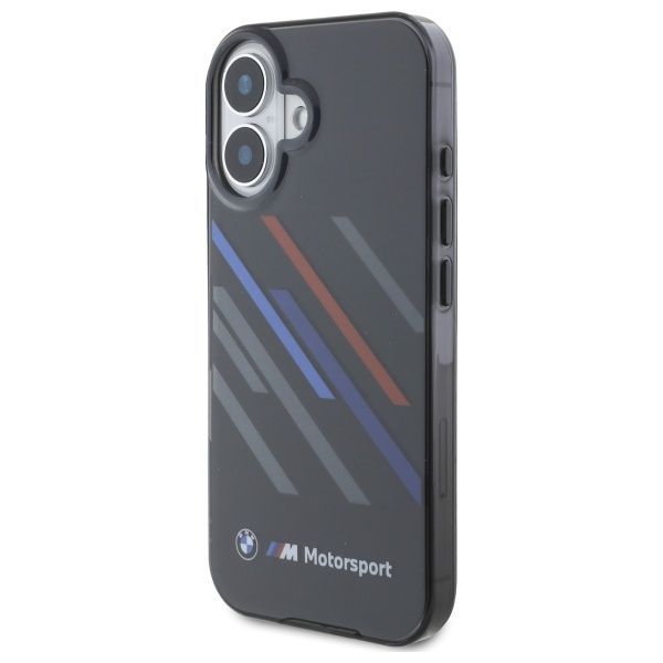 Other Phone Accessory BMW BMW Motosport IML Random Stripes iPhone 16 Plus Case - Black