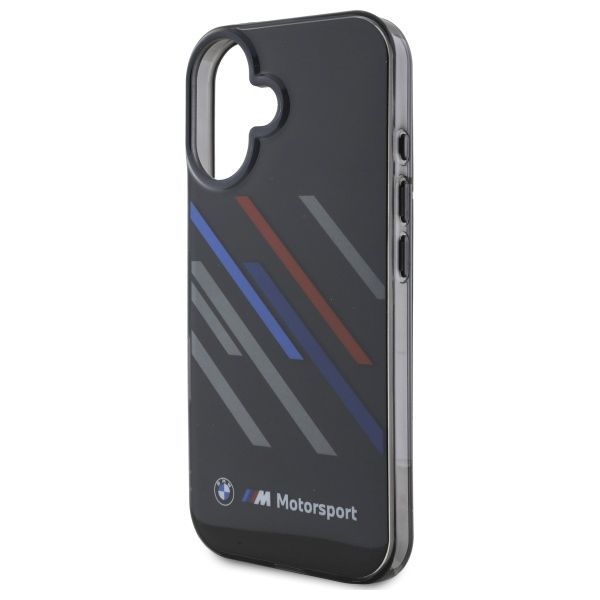 Other Phone Accessory BMW BMW Motosport IML Random Stripes iPhone 16 Plus Case - Black