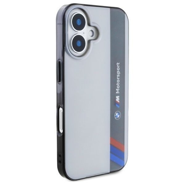 Other Phone Accessory BMW BMW Motosport IML Vertical Stripe iPhone 16 Case - Gray