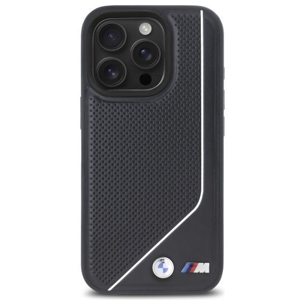 Other Phone Accessory BMW BMW M Perforated Twisted Line MagSafe case for iPhone 16 Pro - black