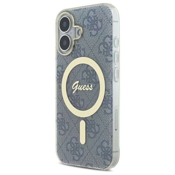 Other Phone Accessory Guess Guess IML 4G MagSafe iPhone 16 Case - Blue