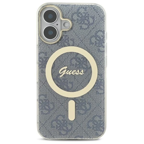 Other Phone Accessory Guess Guess IML 4G MagSafe iPhone 16 Case - Blue