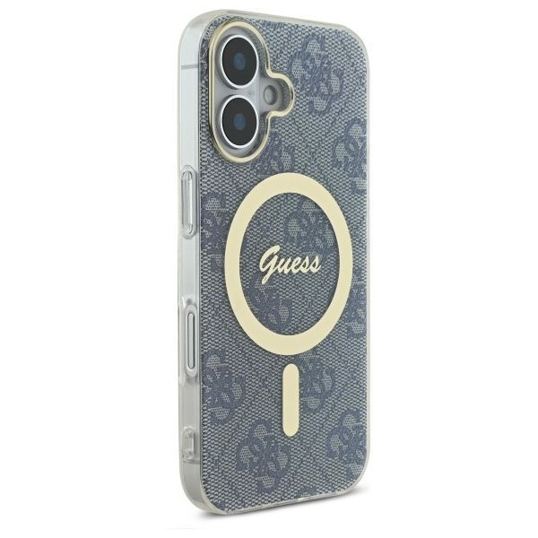 Other Phone Accessory Guess Guess IML 4G MagSafe iPhone 16 Case - Blue
