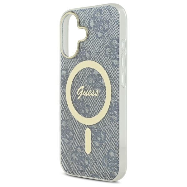 Other Phone Accessory Guess Guess IML 4G MagSafe iPhone 16 Case - Blue