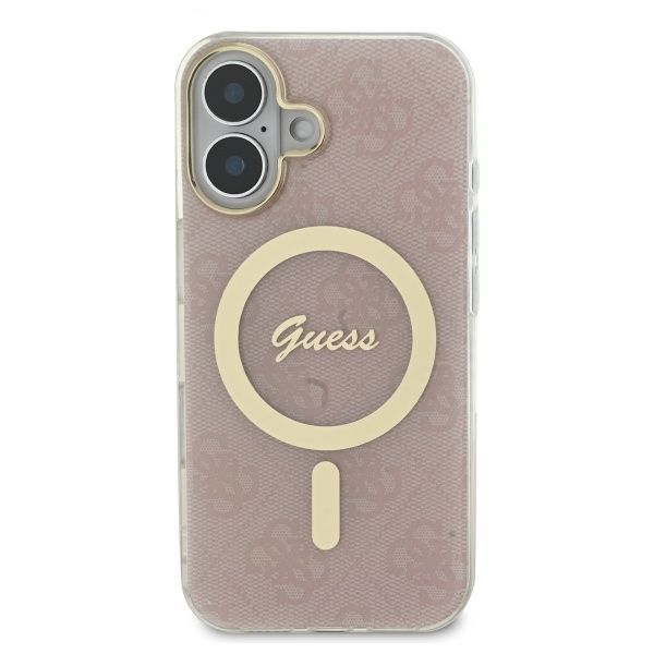 Other Phone Accessory Guess Guess IML 4G MagSafe iPhone 16 Case - Pink