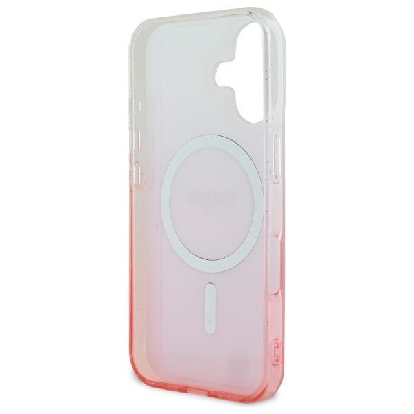 Other Phone Accessory Guess Guess IML Glitter Gradient MagSafe iPhone 16 Case - Pink