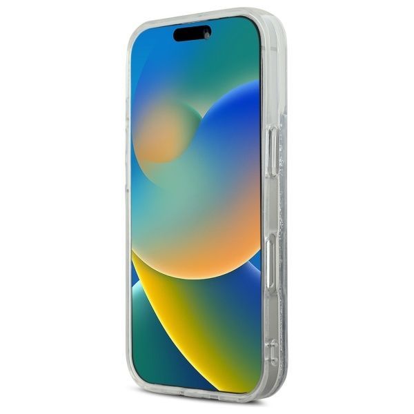 Other Phone Accessory Karl Lagerfeld Karl Lagerfeld Liquid Glitter Karl & Choupette Head Magsafe iPhone 16 Plus Case - Clear