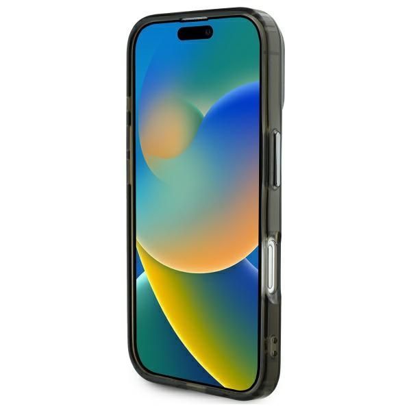 Other Phone Accessory Karl Lagerfeld Karl Lagerfeld IML Metal Choupette Head MagSafe iPhone 16 Case - Black