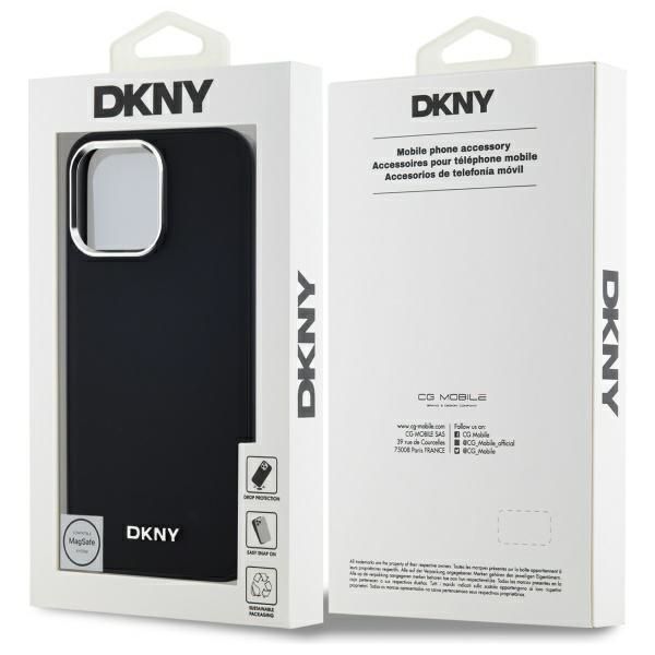 Other Phone Accessory DKNY DKNY Plain Logo MagSafe iPhone 14 Pro Max Case - Black