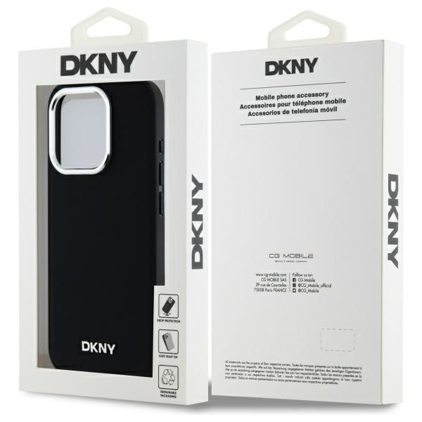 Other Phone Accessory DKNY DKNY Plain Logo MagSafe iPhone 15 Pro Case - Black