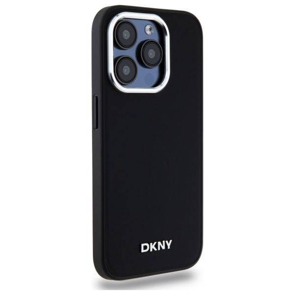 Other Phone Accessory DKNY DKNY Plain Logo MagSafe iPhone 15 Pro Case - Black