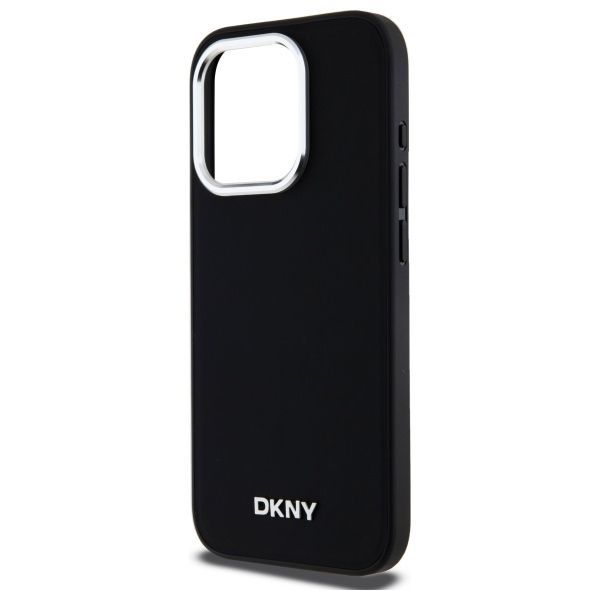 Other Phone Accessory DKNY DKNY Plain Logo MagSafe iPhone 15 Pro Max Case - Black
