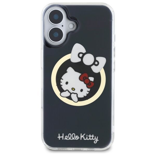 Other Phone Accessory Hello Kitty Hello Kitty IML Fun bow Magsafe iPhone 16 Case - Black