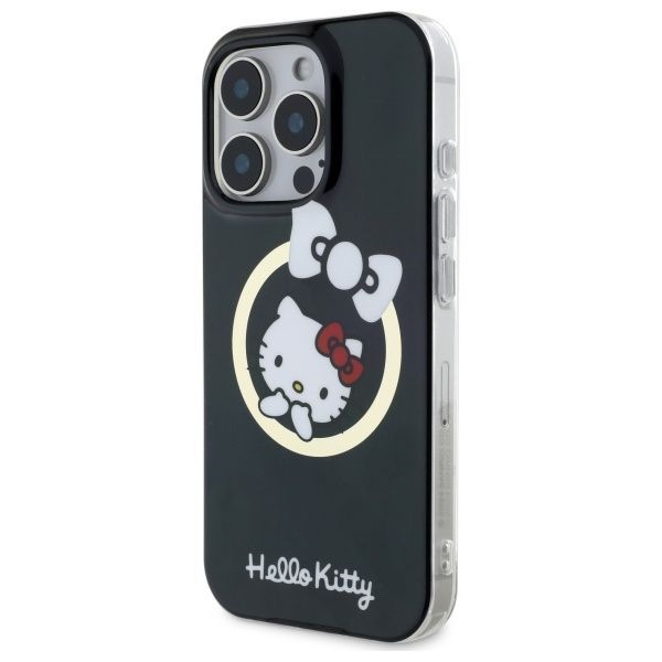 Other Phone Accessory Hello Kitty Hello Kitty IML Fun bow Magsafe iPhone 16 Pro Max Case - Black