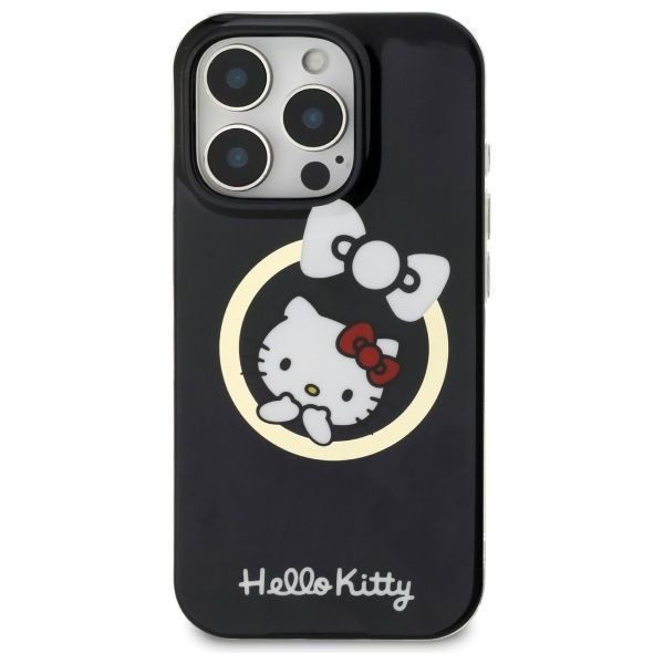 Other Phone Accessory Hello Kitty Hello Kitty IML Fun bow Magsafe iPhone 16 Pro Max Case - Black