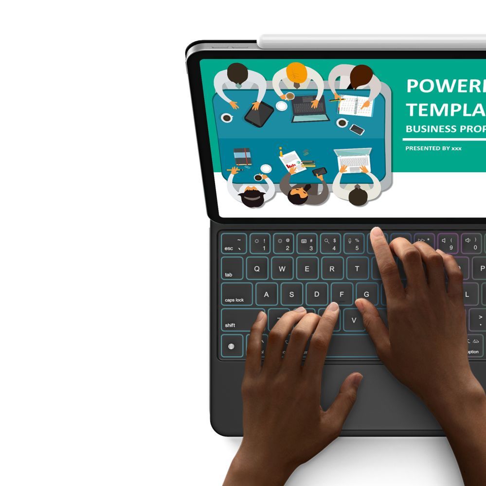 Aizmugurējais vāciņš Dux Ducis Dux Ducis Keyboard (MK Series) Case with Bluetooth Keyboard for iPad Pro 11" 2024 - Black