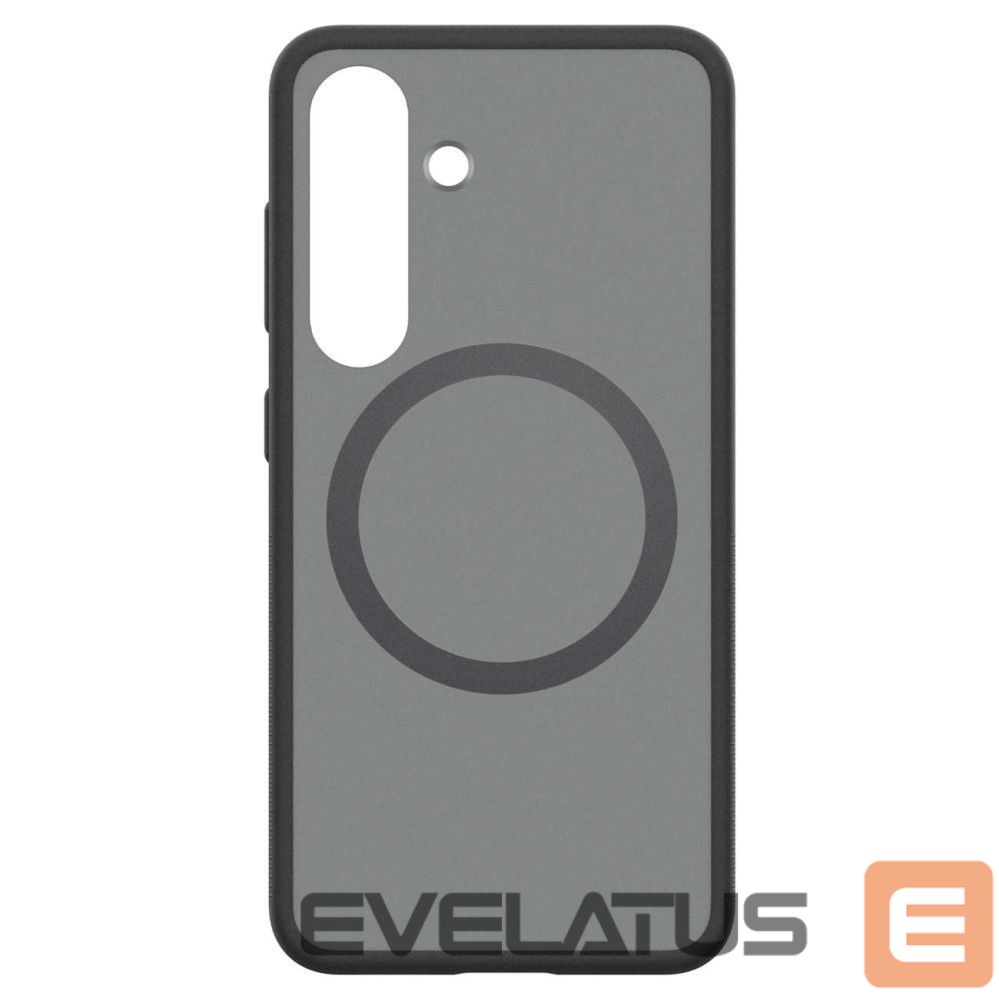 Back panel cover Samsung Spigen Capella GP-FPS931PGBJW Silicone Case with MagFit Magnetic Ring for Samsung Galaxy S25 - Black