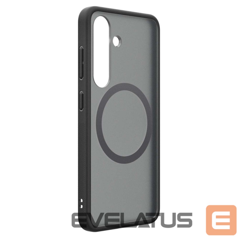 Back panel cover Samsung Spigen Capella GP-FPS931PGBJW Silicone Case with MagFit Magnetic Ring for Samsung Galaxy S25 - Black