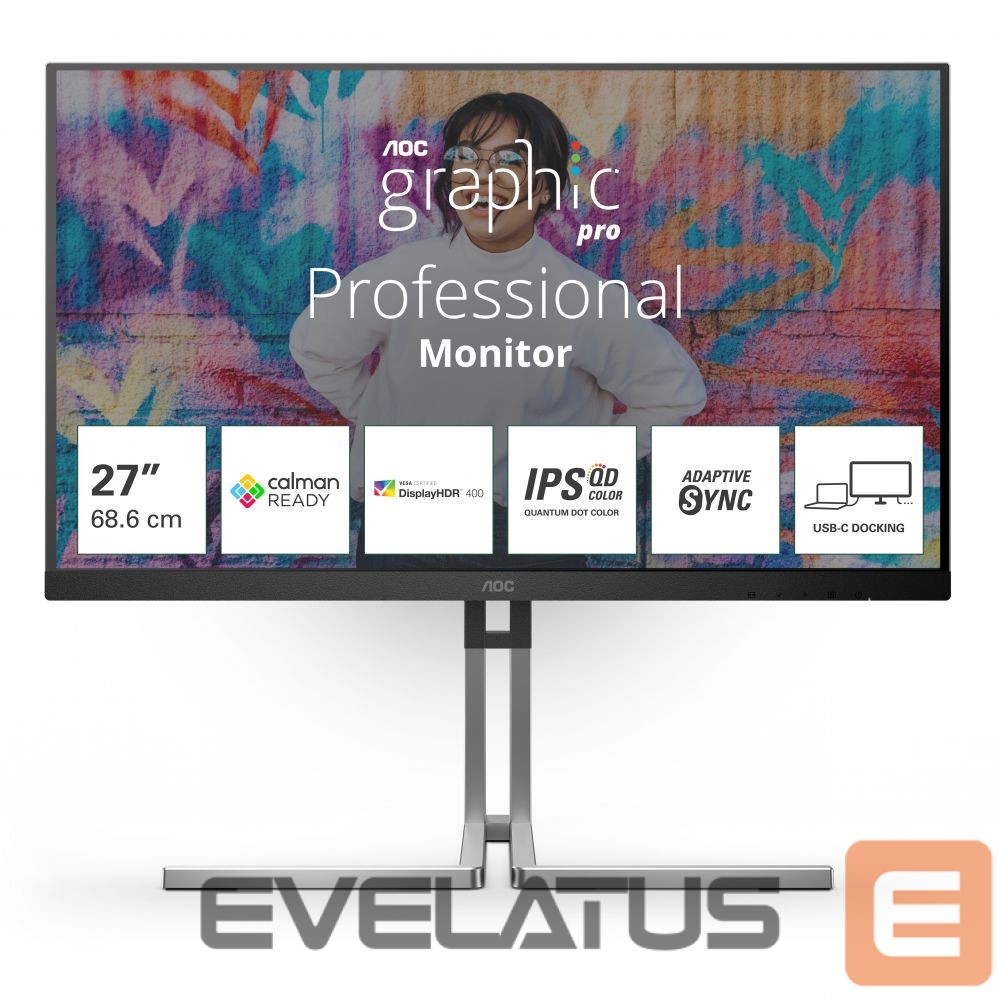 Monitors Aoc international AOC Q27U3CV 27inch IPS QD WLED WQHD 75Hz