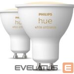 Умное устройство Philips  LIGHT BULB GU10 HUE WHITE/2PACK 929003666702 