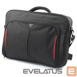 Portatīvo datoru soma Targus  Clamshell Laptop Bag CN418EU Black/Red, Shoulder strap, Briefcase 