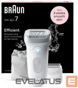 Epilator Braun  Epilator | SE7-041 Silk épil 7 | Number of power levels 2 | Wet & Dry | White/Silver 