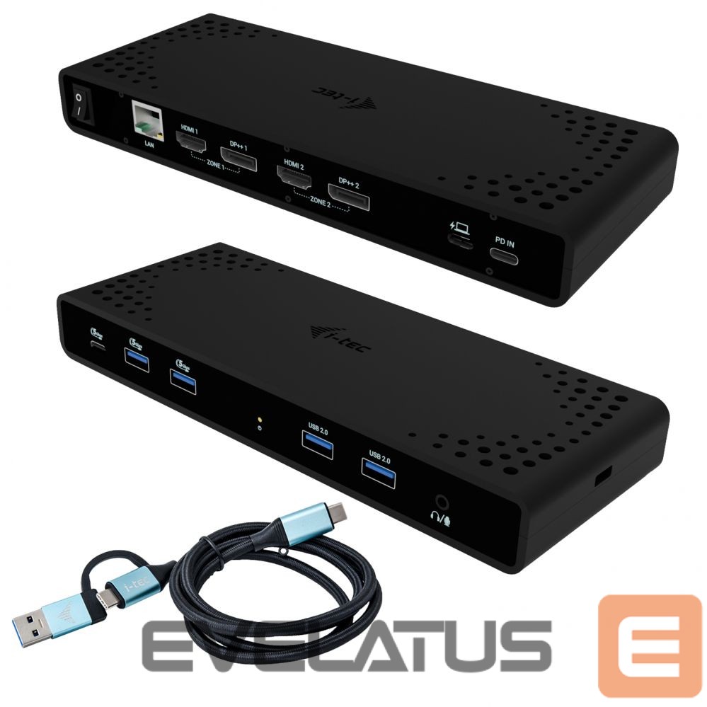 Computer accessories I-TEC I-TEC Uni Dual 4K Disp Docking Station
