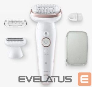 Epilator Braun  Epilator | SES9-030 Silk épil 9 | Operating time (max) 50 min | Number of power levels 2 | Wet & Dry | White/Rose 