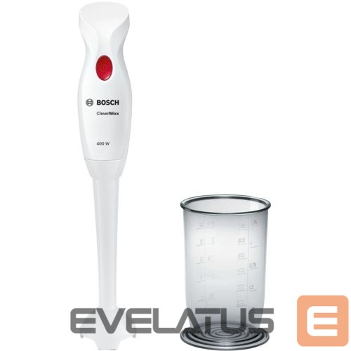 Mikserid ja blenderid Bosch | Blender | CleverMixx MSM14100 | Hand Blender | 400 W | Number of speeds 1 | White