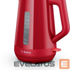 Veekeetja Bosch  Kettle | TWK1M124 | Electric | 2400 W | 1.7 L | Plastic | 360° rotational base | Red 