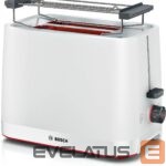 Тостер Bosch  Compact Toaster | TAT3M121 MyMoment | Number of slots 2 | Housing material Plastic | White 
