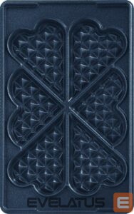 Filtrid ja tarvikud TEFAL  XA800612 Heart shape Waffle plates for SW852 Sandwich maker, Black 