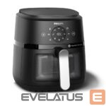 Stalo grotelės Philips  NA221/00 Airfryer, Capacity 4.2 L, Black/Silver 