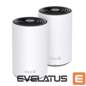 Rūteris TP-Link  WRL MESH ROUTER 5400MBPS/DECO XE75 PRO(2-PACK) 