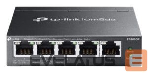 Commutator TP-Link  NET SWITCH 5PORT 10/100/1000M/OMADA ES205GP 