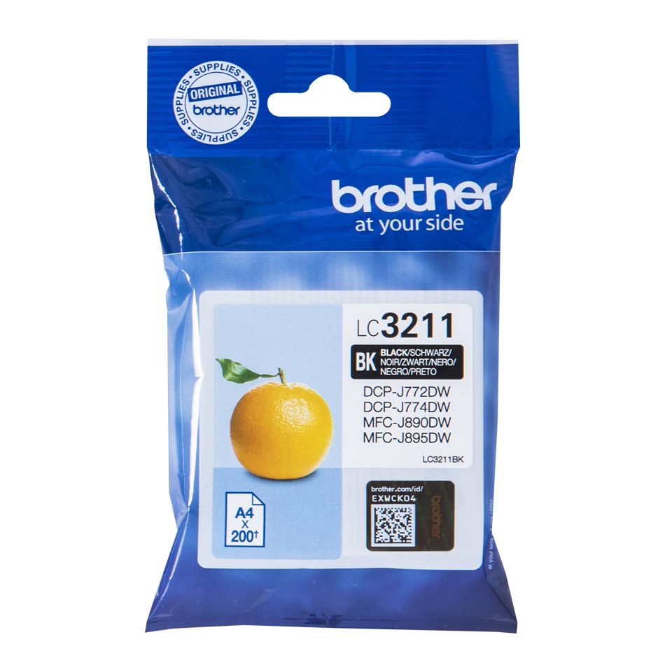 Printer accessories Brother LC3211BK Inkjet cartridge, Black