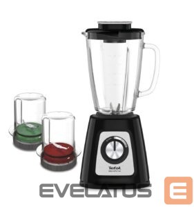 Mikserid ja blenderid TEFAL  Blender BL438831 BlendForce Tabletop, 800 W, Jar material Glass, Jar capacity 1.25 L, Ice crushing, Black 