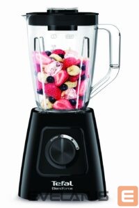 Mikserid ja blenderid TEFAL  Blender BL420838 BlendForce Tabletop, 600 W, Jar material Plastic, Jar capacity 1.25 L, Ice crushing, Black 